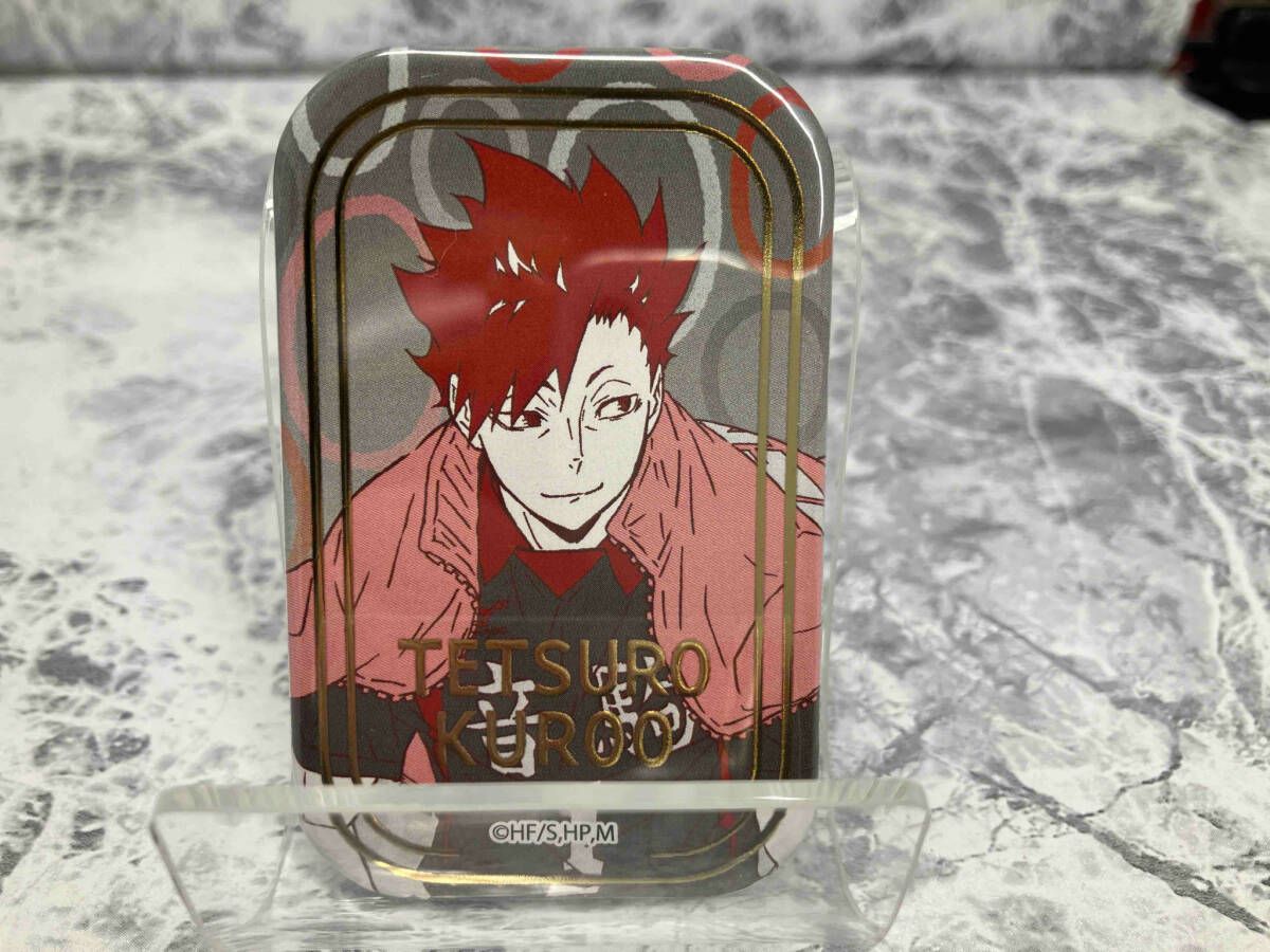 ハイキュー!! 黒尾鉄朗 セブンネット限定 スクエア缶バッジ(オフ