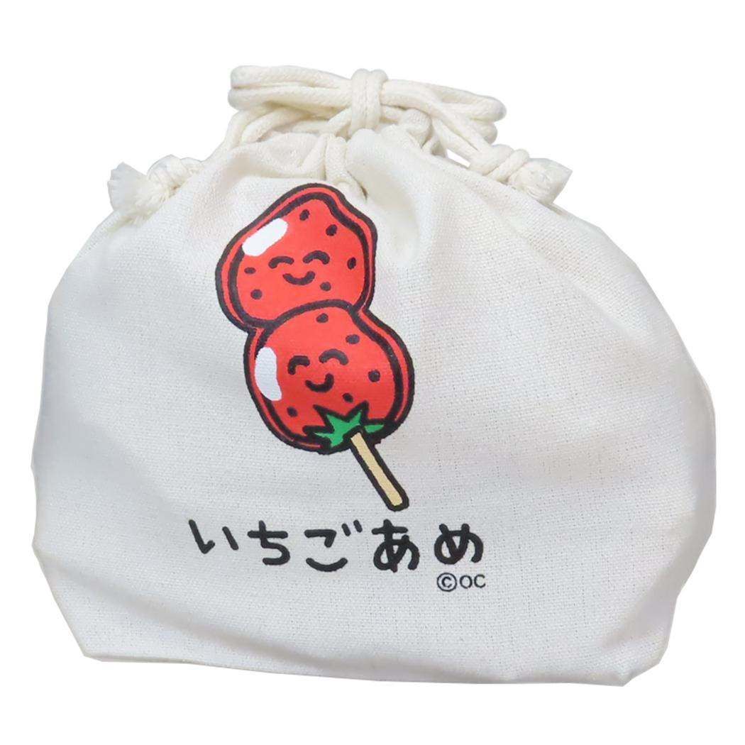 メール便】おえかきさん 巾着袋 マチ付ききんちゃくポーチ