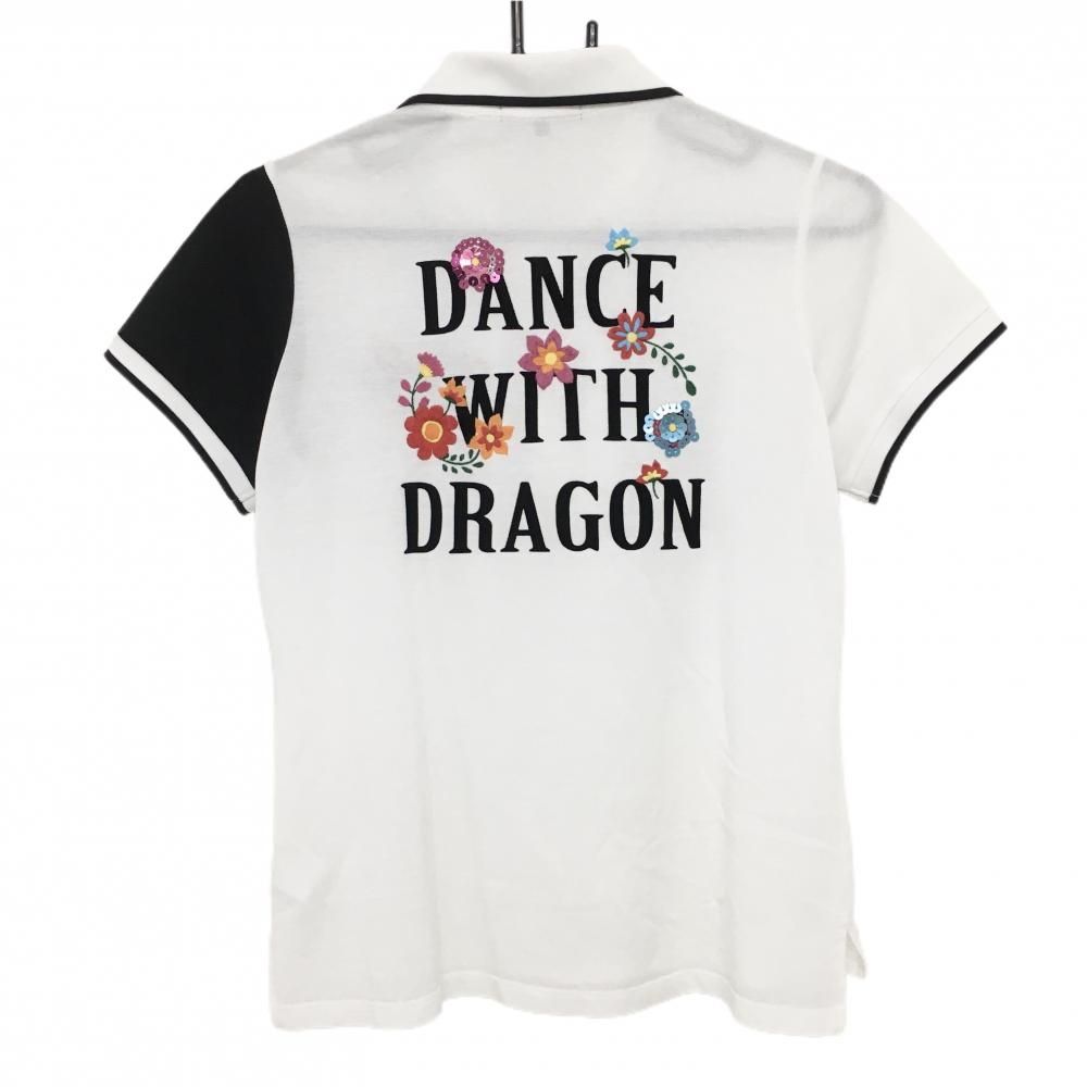 ダンスウィズドラゴン　レアポロシャツ Dance With Dragon ダンスウィズドラゴン メンズ ロゴパターン
