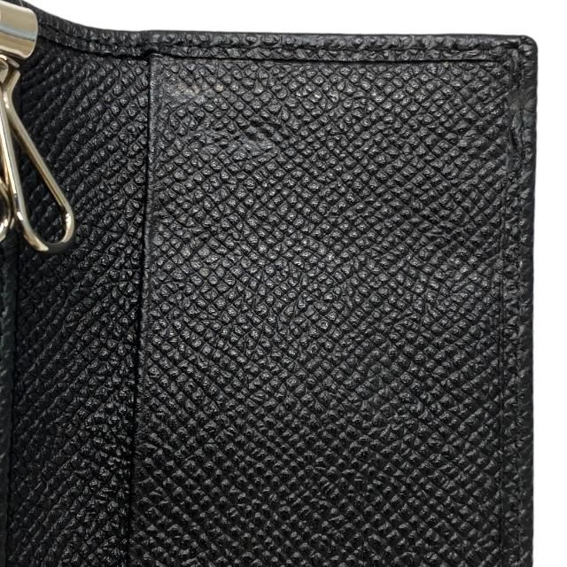 美品　付属品完備✨ブルガリ　6連　キーケース　ロゴクリップ　レザー　黒 美品】BVLGARI ブルガリ 288156 6連 キーケース ロゴクリップ レザー