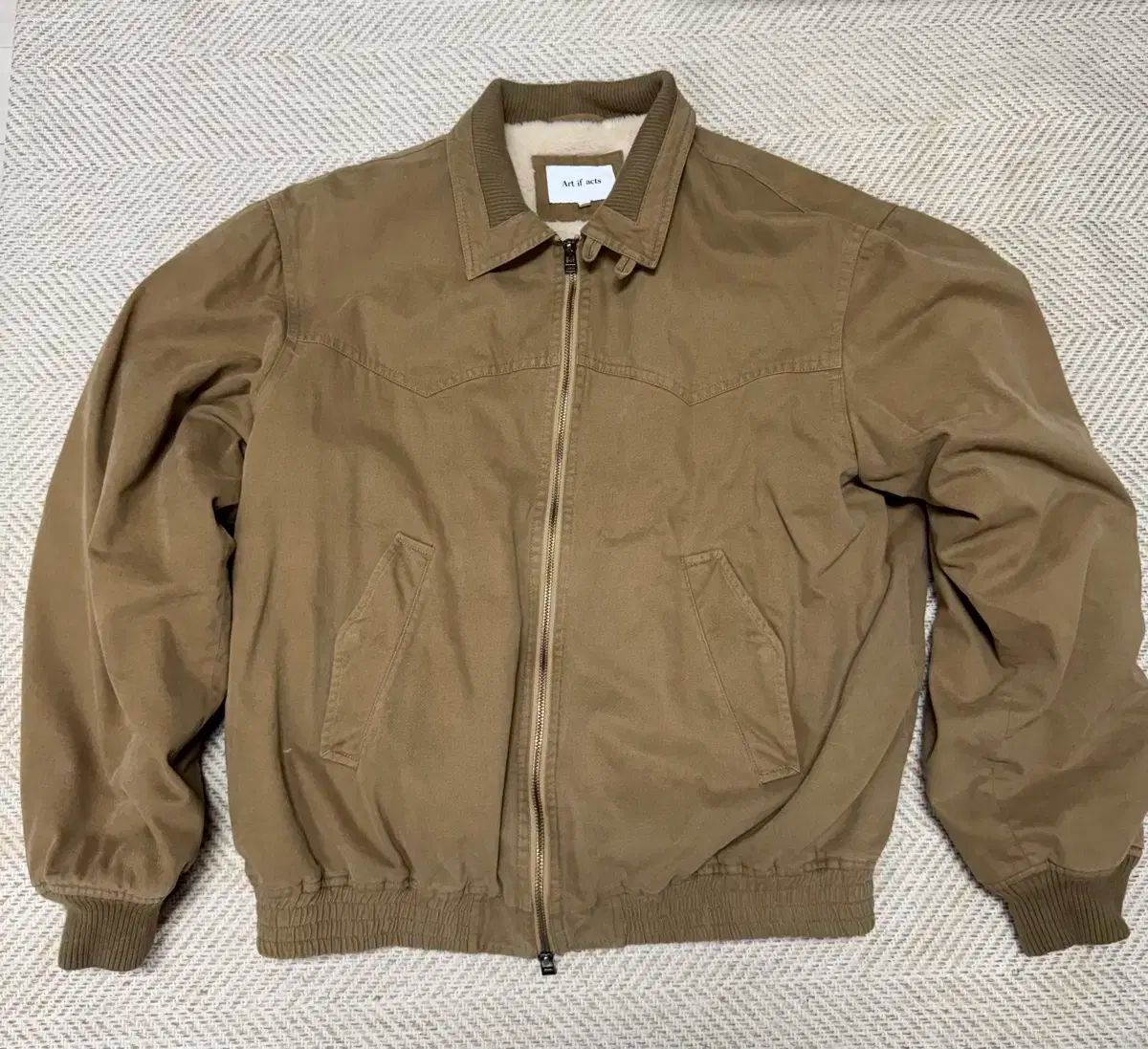 ART IF ACTS Sherpa Western Bomber Jacket L
