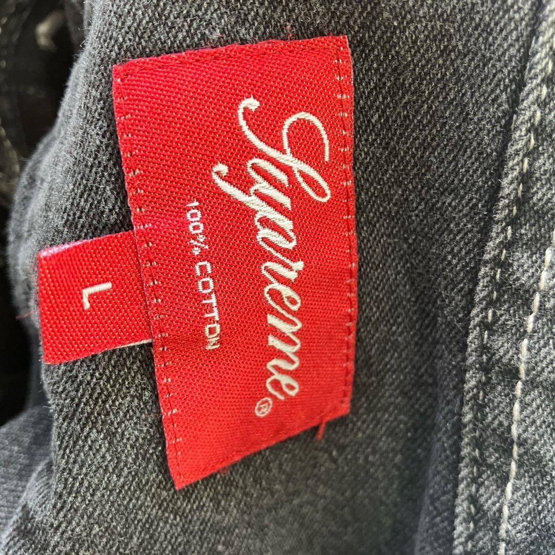 希少SUPREME Applique Denim デニムシャツ L シュプリーム - メルカリ