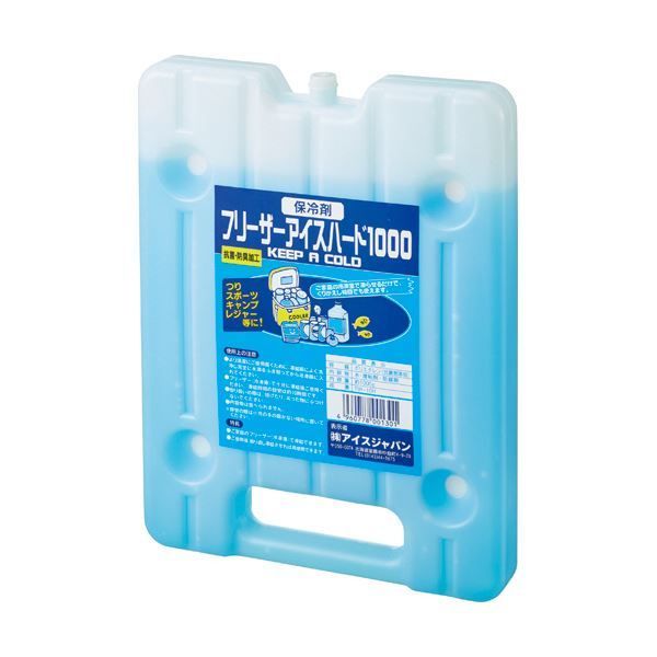 まとめ アイスジャパン保冷剤 フリーザーアイスハード 約1000g FIH-10H 1個 ×10セット