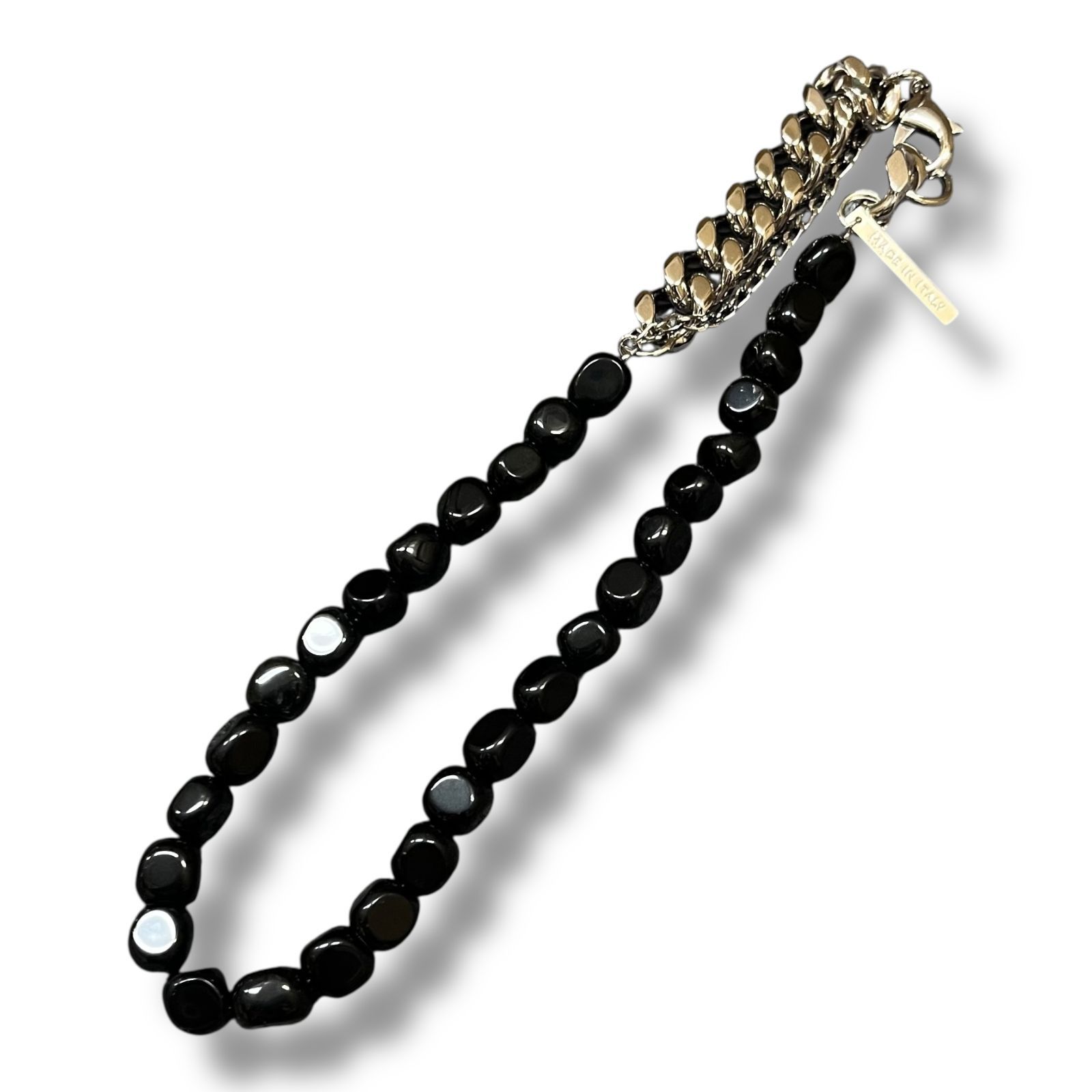 ドリスヴァンノッテン 23AW本人期　ブラックストーンチェーンネックレス 23AW - 24AW / Dries Van Noten ネックレス 本人期 - メルカリ