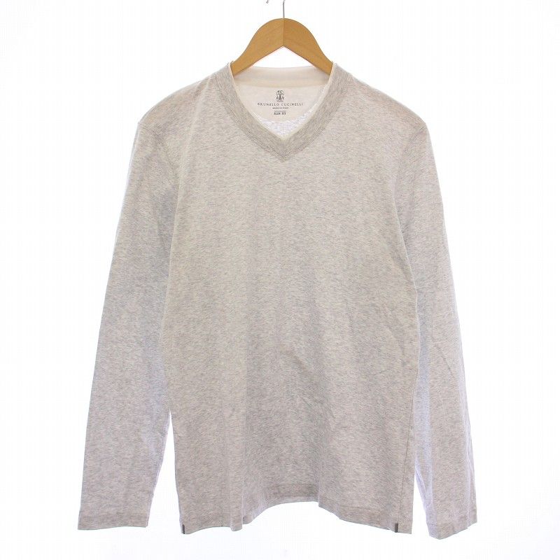 ユ*ん様 BRUNELLO CUCINELLI レイヤードホワイト Tシャツ BRUNELLO CUCINELLI レイヤードホワイト Tシャツ（BRUNELLO