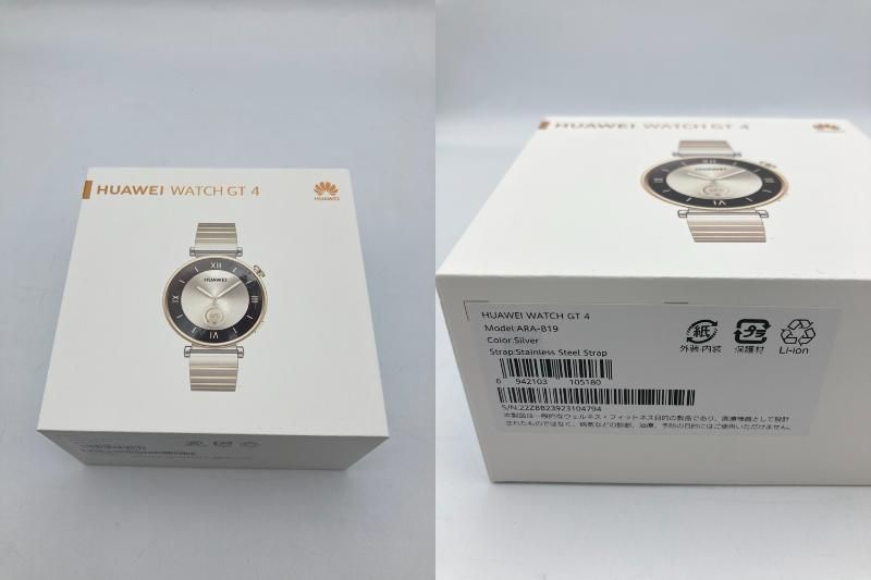 HUAWEI WATCH GT4 ファーウェイ スマートウォッチ 41mm ARA-B19-SS 中古 D4