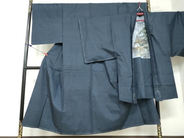 平和屋着物●男性 本場大島紬 アンサンブル 100亀甲 総詰め 正絹 ♥ DAAW5830