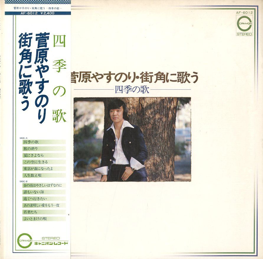LP1枚 / 菅原やすのり (菅原保徳) / 街角に歌う～四季の歌