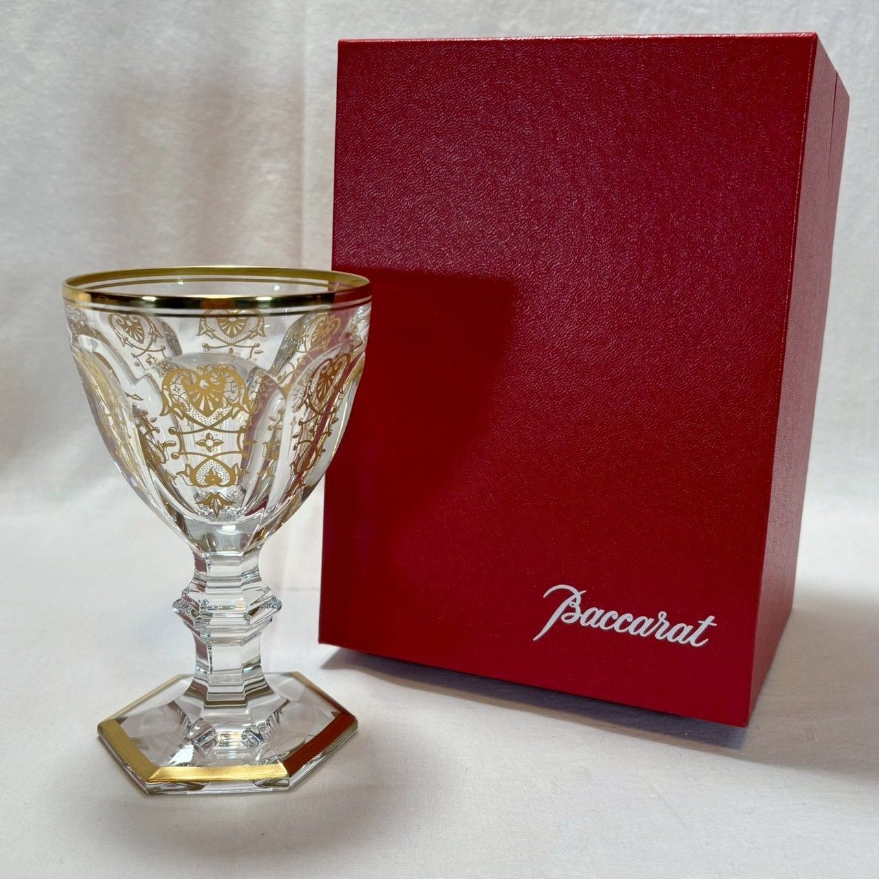 Baccarat ワイングラス アルクール エンパイア バカラ 金彩|No 332