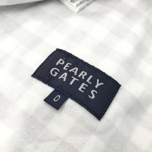 PEARLY GATES パーリーゲイツ スウェットスカート ギンガムチェック柄