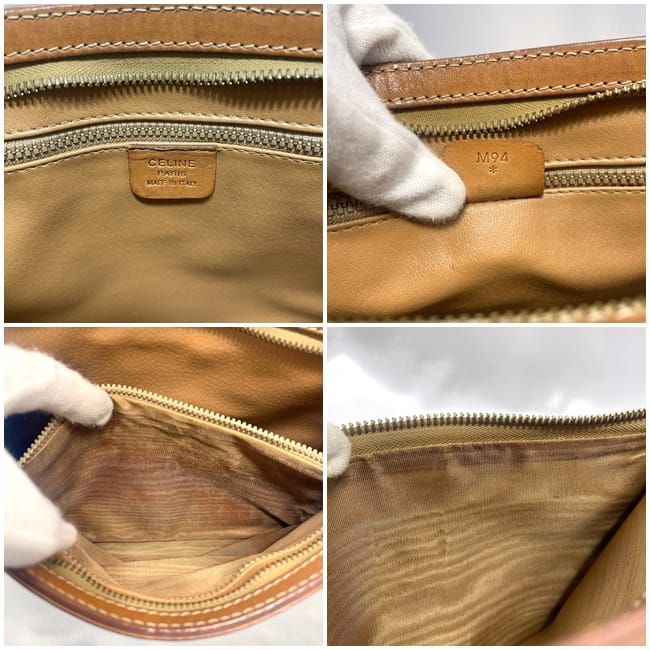 セリーヌ クラッチバッグ ブラウン マカダム 美品 セカンドバッグ PVC