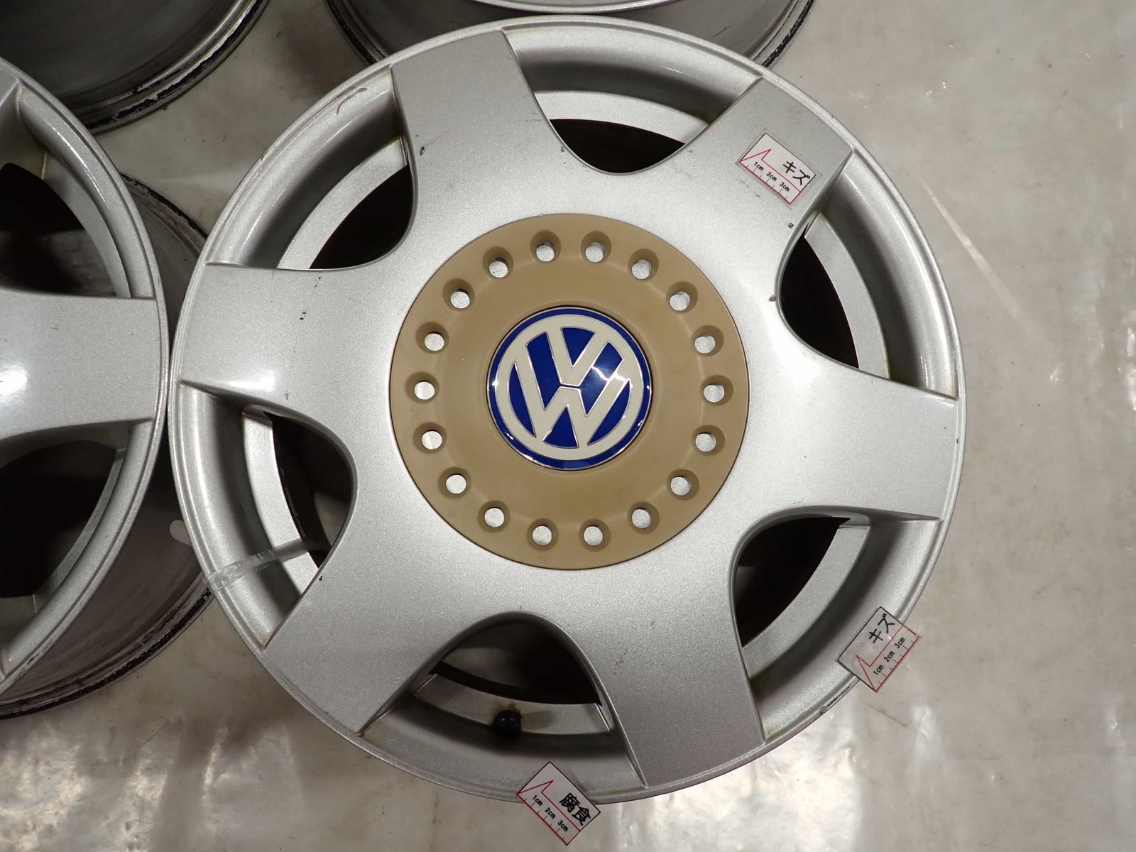 4本SET 会社宛送料無料 16×6.5J フォルクスワーゲン ニュービートル
