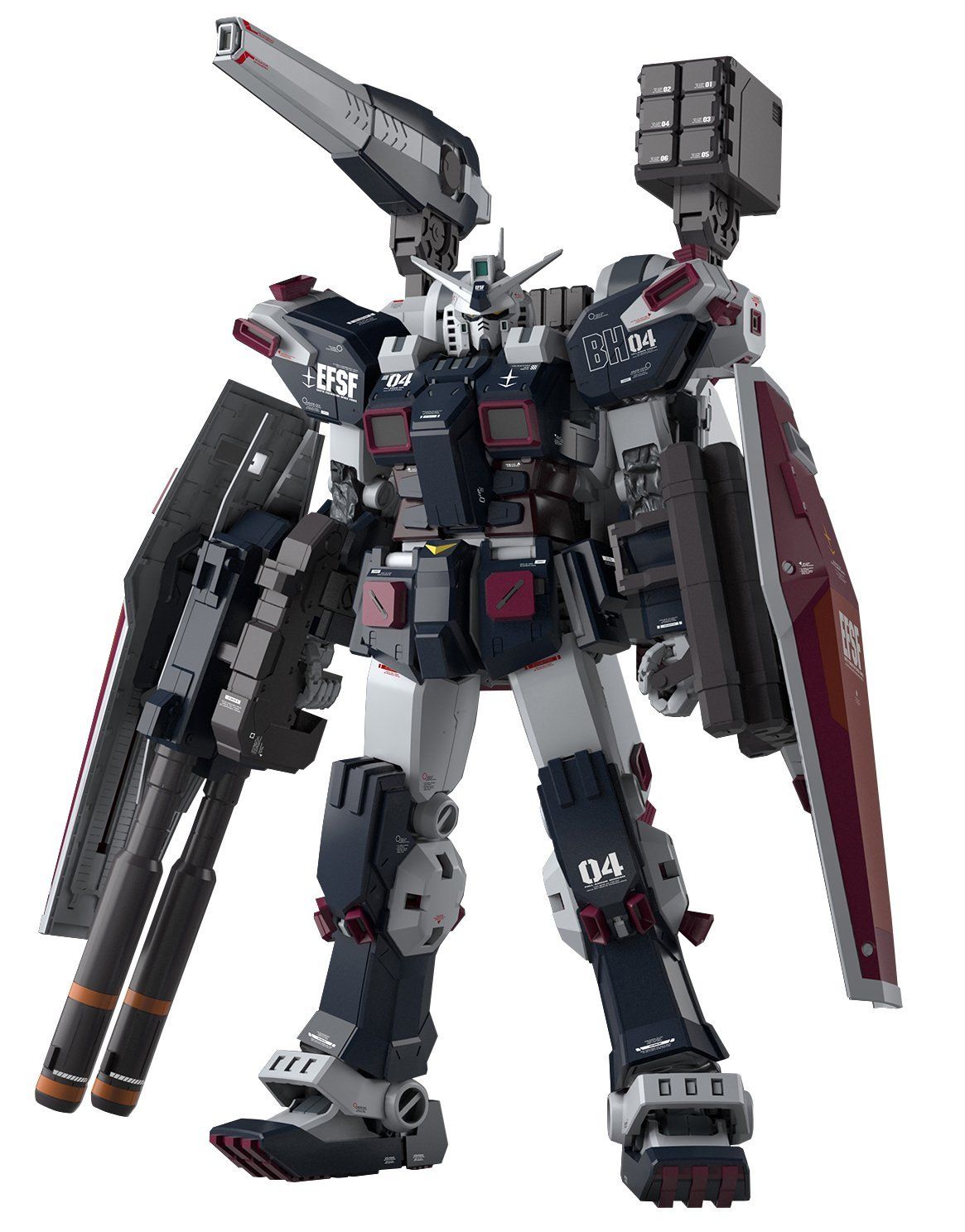 MG 機動戦士ガンダム サンダーボルト フルアーマー・ガンダム Ver.Ka (GUNDAM THUNDERBOLT版) 1/100スケール 色分け済みプラモデル [旧パッケージVer.]