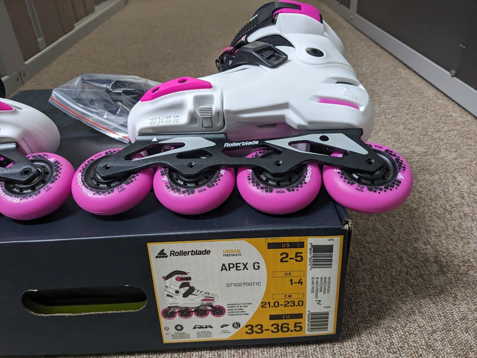 23 Roollerblade APEX 子供用 サイズM 21~23cm 23 Roollerblade APEX 子供用 サイズM 21~23cm