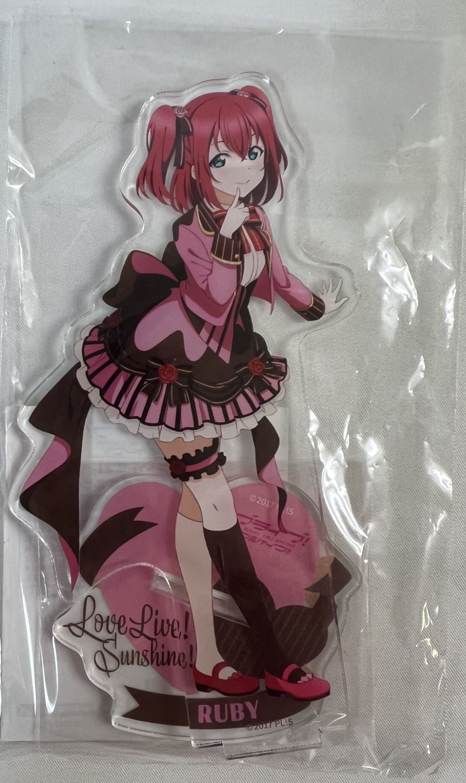 ぷちぐるラブライブ アクリルスマホスタンド Aqours版 世界に3個! 未開封 ぷちぐるラブライブ アクリルスマホスタンド Aqours版 世界に3個