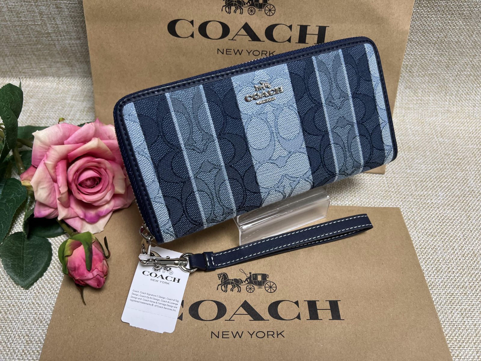 COACH長財布 財布 コーチ シグネチャー ウォレット レディース 財布