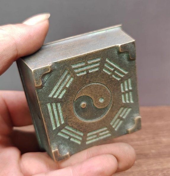 法器 導士 魔除け専用印 印章 印子 置物 収蔵 八卦太極 工芸品