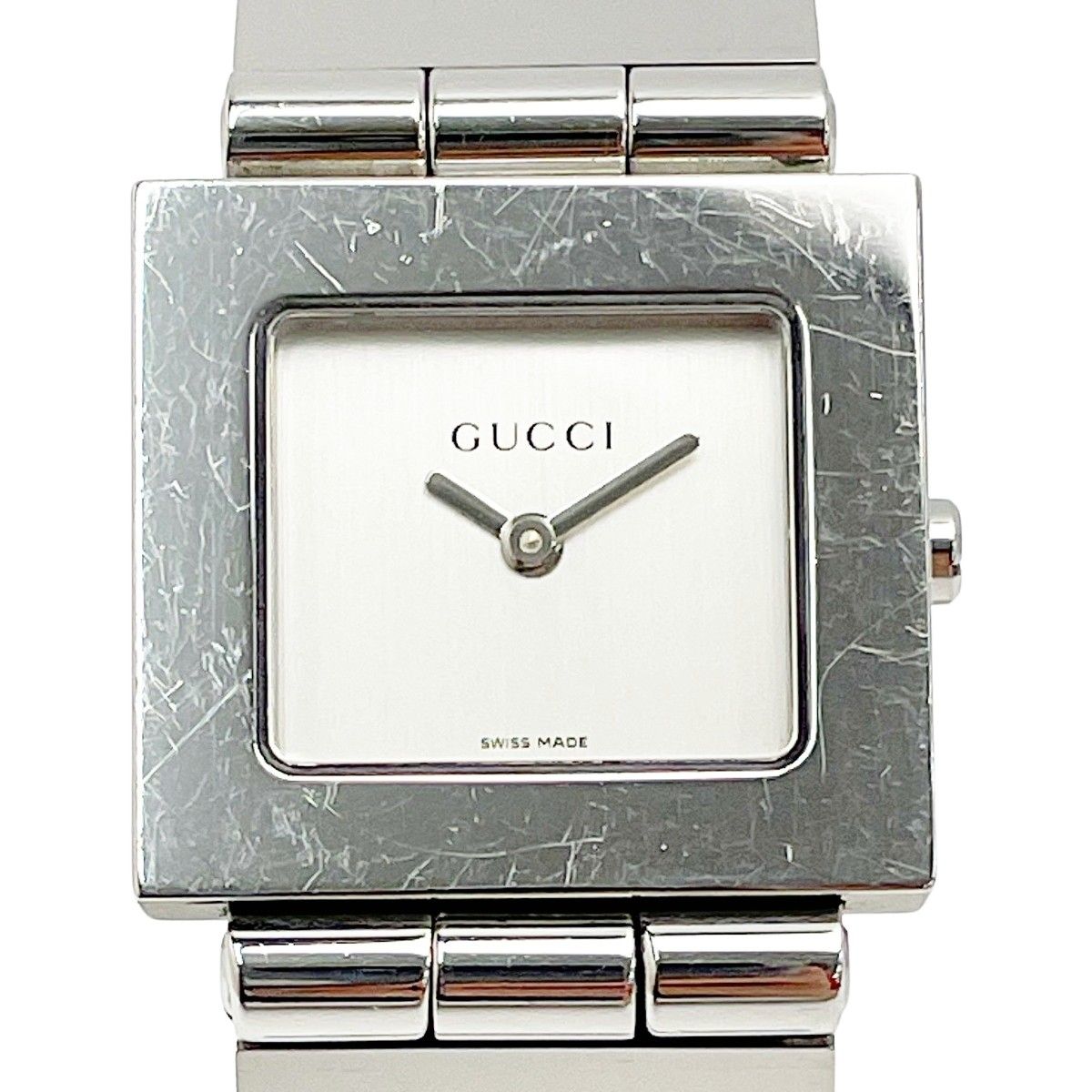 【動作OK】GUCCI グッチ 腕時計 600J スクエア シルバー 楽天市場】【ウォッチ】GUCCI グッチ スクエア シルバー文字盤