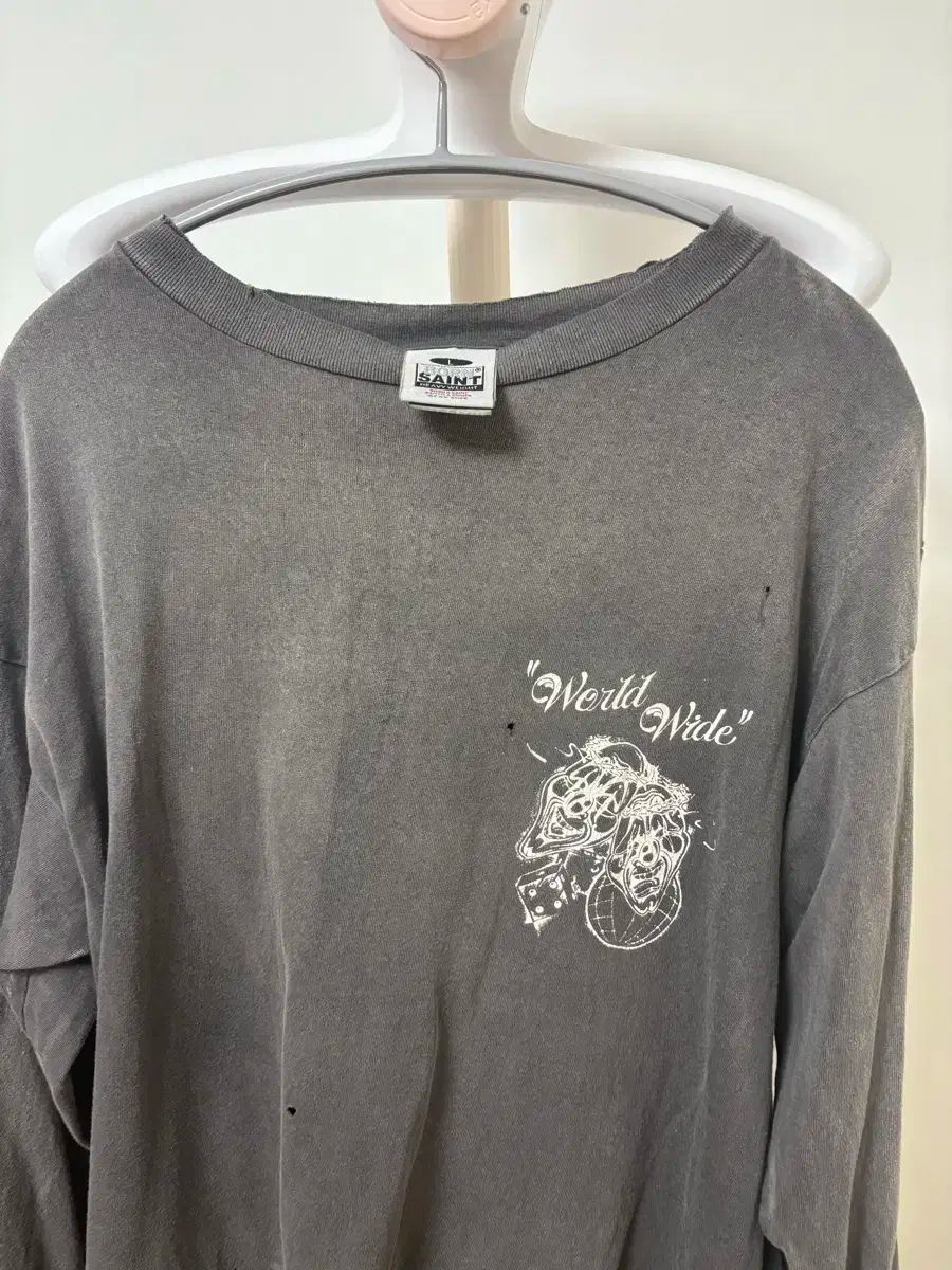 セントマイケル 長袖カットソー 未使用品 セントマイケル SAINTMICHAEL 25SS RAINBOW LS TEE