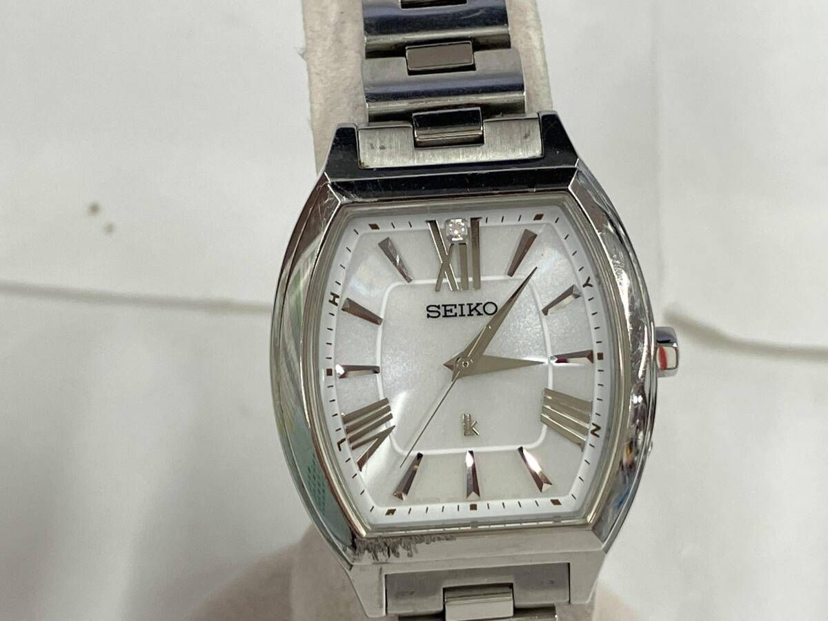 SEIKO セイコー LUKIA ルキア 3B51-0AM0 290392 風防キズ有り ケース打痕有り 電波ソーラー 腕時計