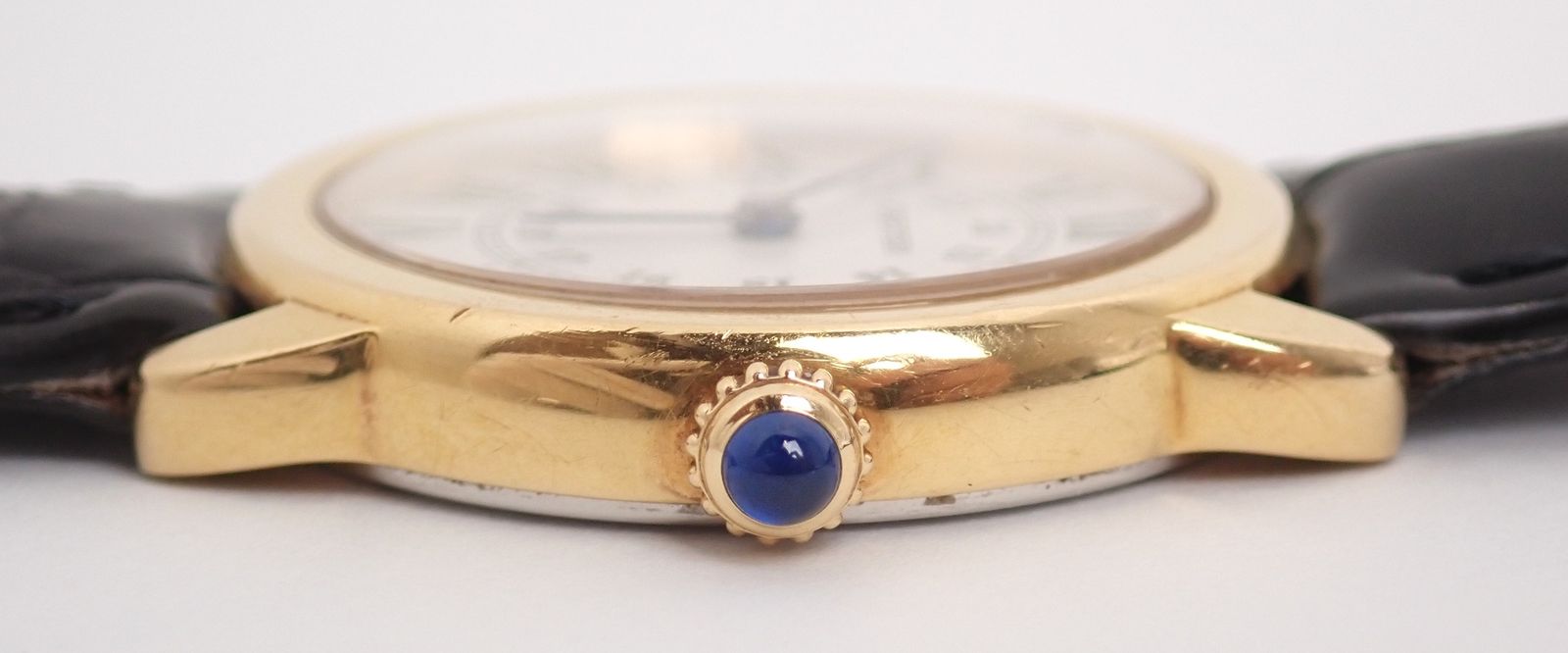 美品 Cartier(カルティエ) ロンドソロ W6700355 YG/SS/革 QZ クォーツ  