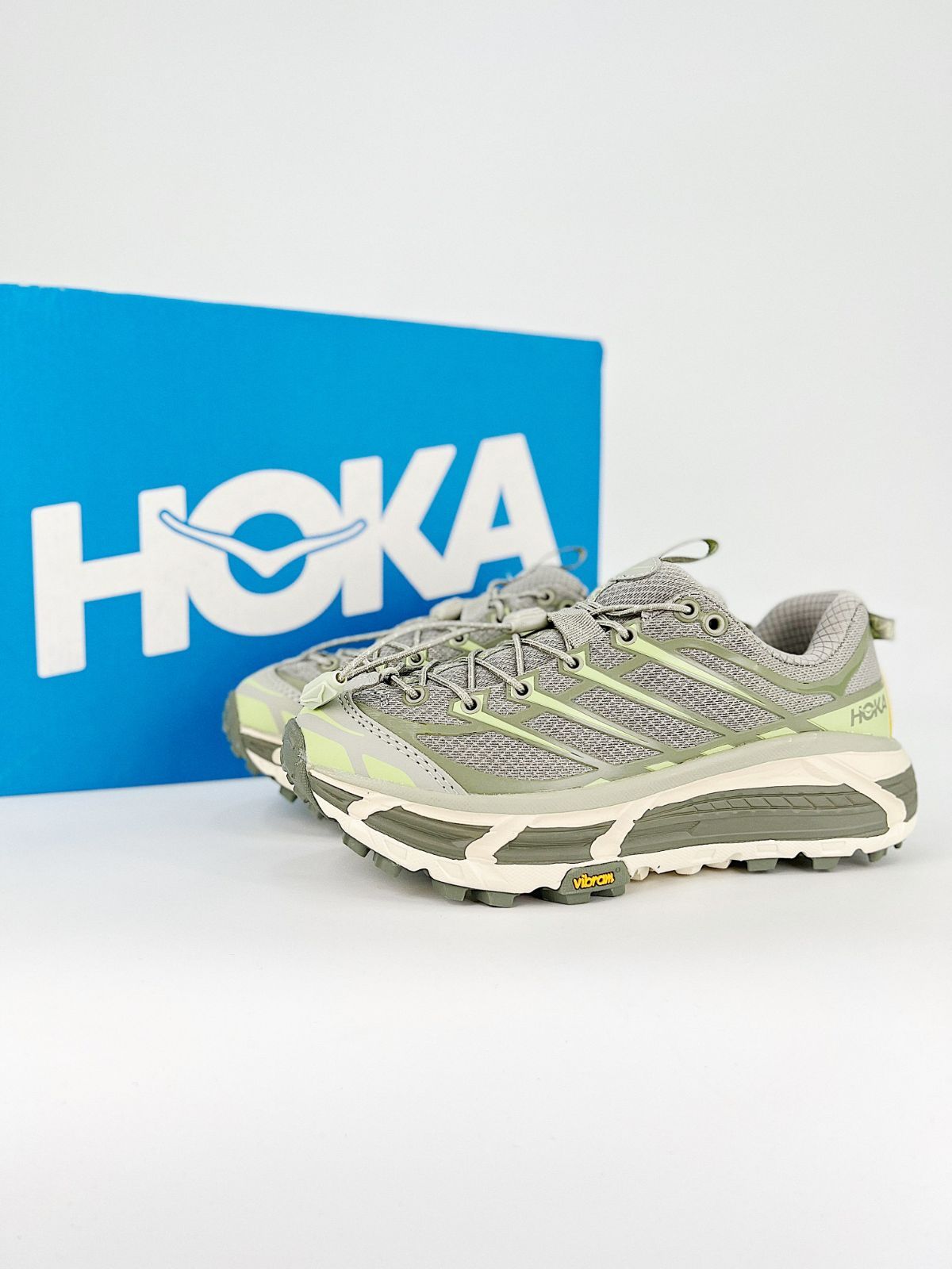 HOKA MAFATE THREE 2 メンズ ハイキングスニーカー 新品未使用 バーリィ / シード グリーン
