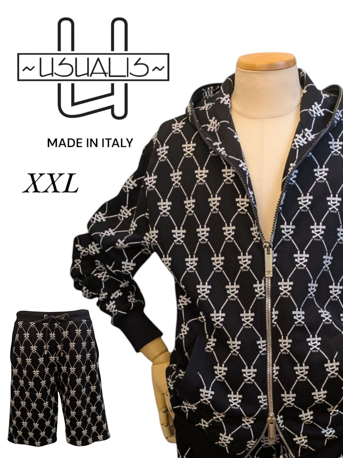 ウザリス Zip ブランク (Multi23SS) Parka «USUALIS|メンズ Full 