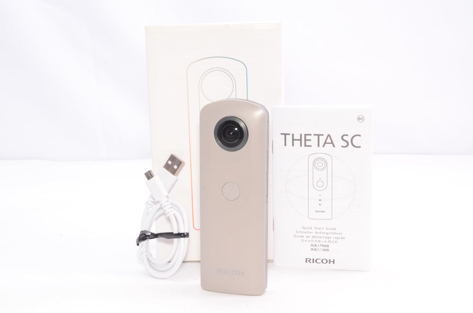 RICOH THETA SC ベージュ RICOH THETA SC BEIGE 360度カメラ リコー