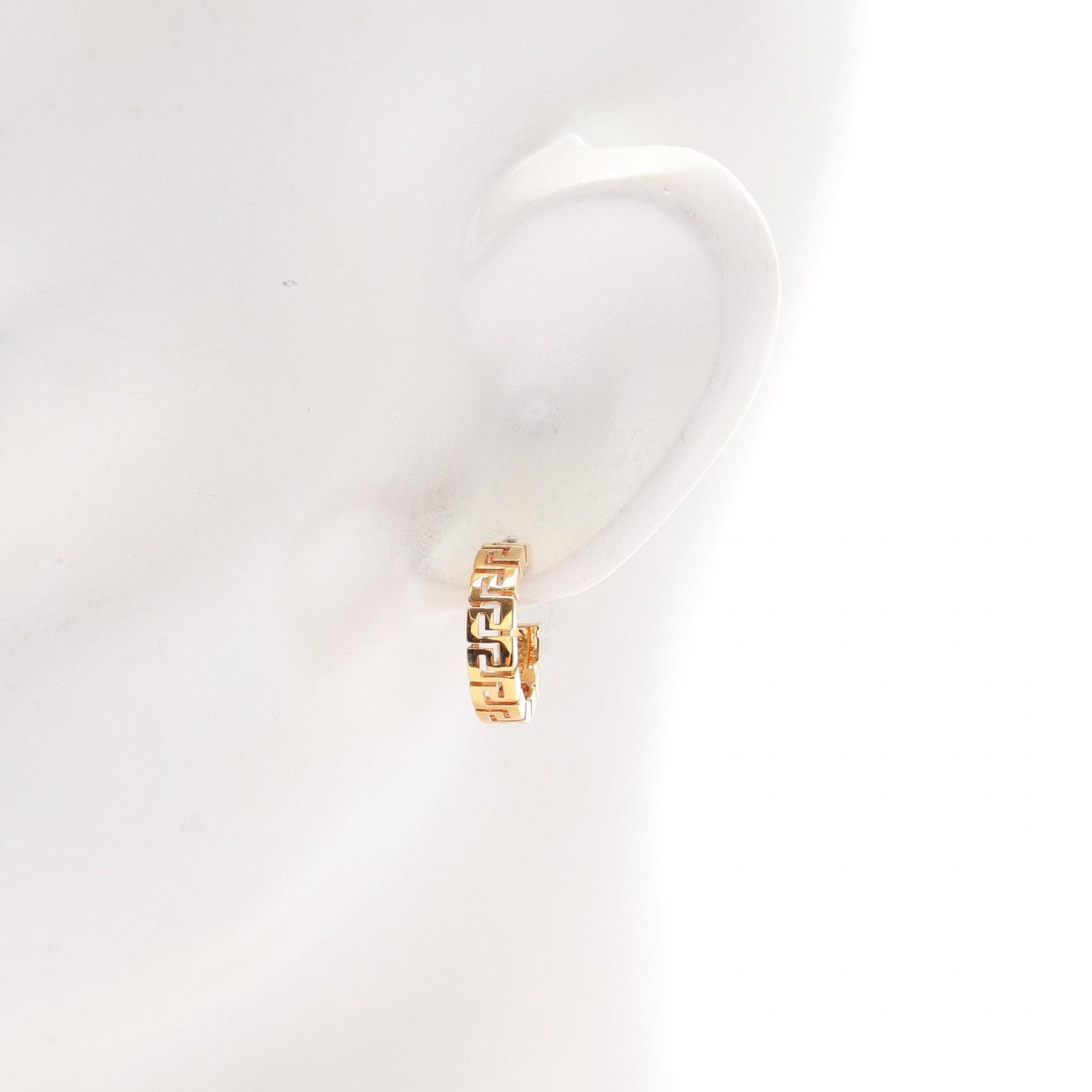VERSACE ヴェルサーチ グレカ ピアス - メルカリ