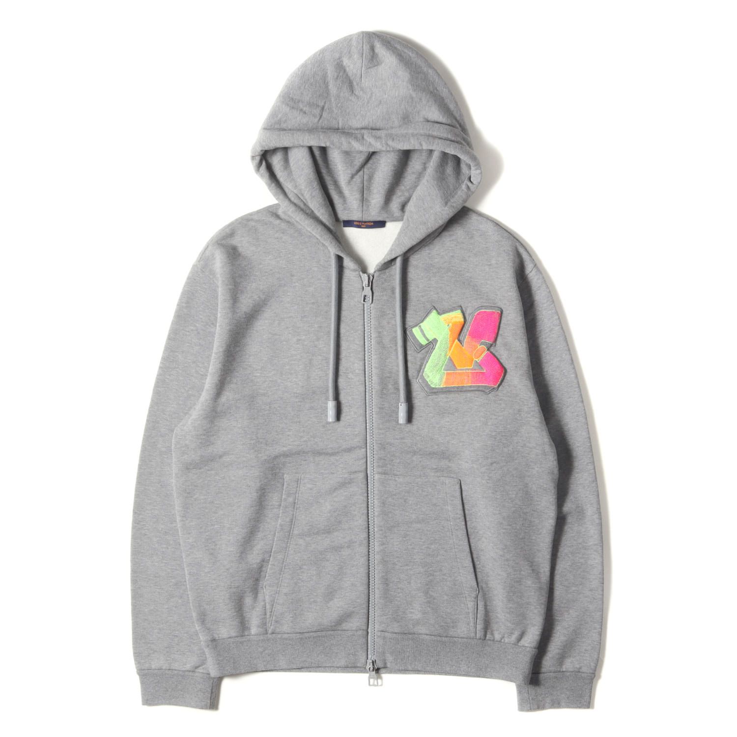 海外限定スパイク販売 ルイヴィトン VUITTON LOUIS 美品 パーカー 3D 22AW サイズ:XL トップス