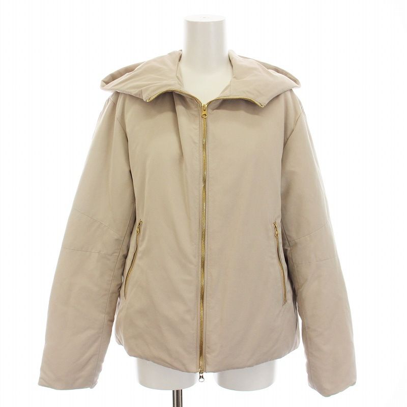 ベイジ BEIGE DERRIL ダウンジャケット ショート丈 ジップアップ 