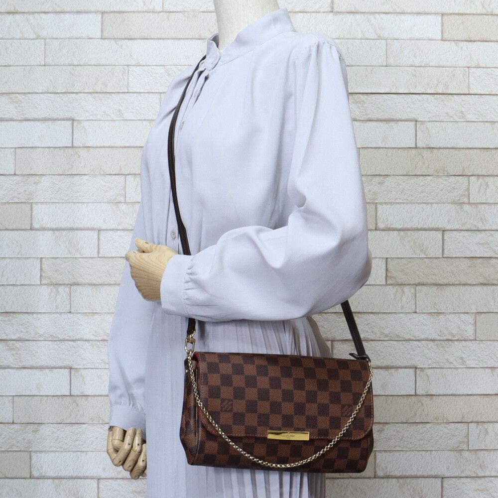 ー品販売 LOUIS VUITTON ショル【中古】 フェイボリットMM VUITTON ...