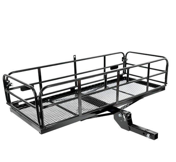 折り畳み式 ワイドヒッチキャリア深型 ヒッチキャリア カーゴ ヒッチメンバー W1500 H350 D620 最大積載220Kg