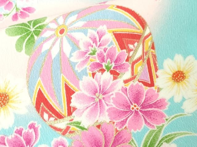 平和屋本店□極上 七五三 女の子 3歳 祝着・襦袢(半衿刺繍)・被布