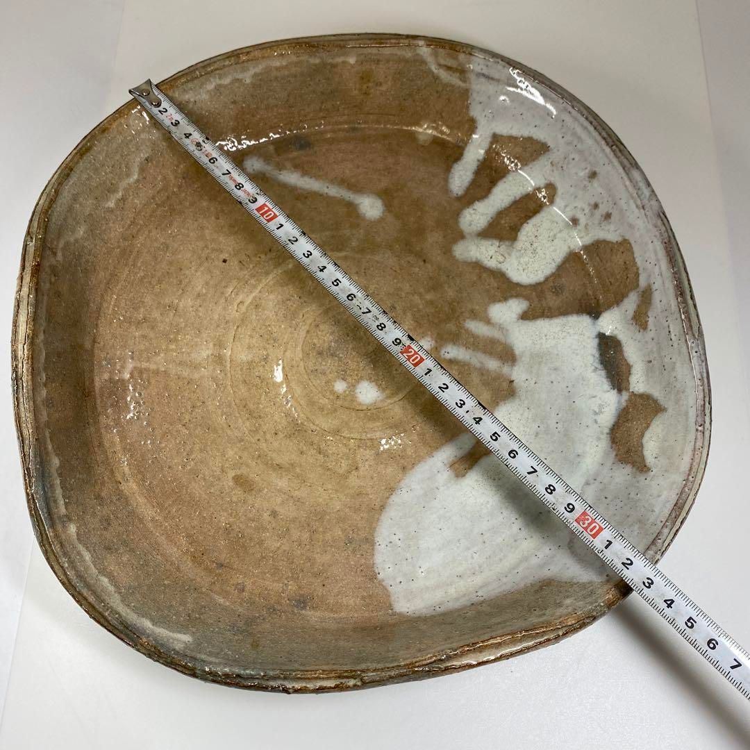 十二代 板倉新兵衛 萩四方鉢 共箱 幅約33㎝ 東Y6-0925① - メルカリ