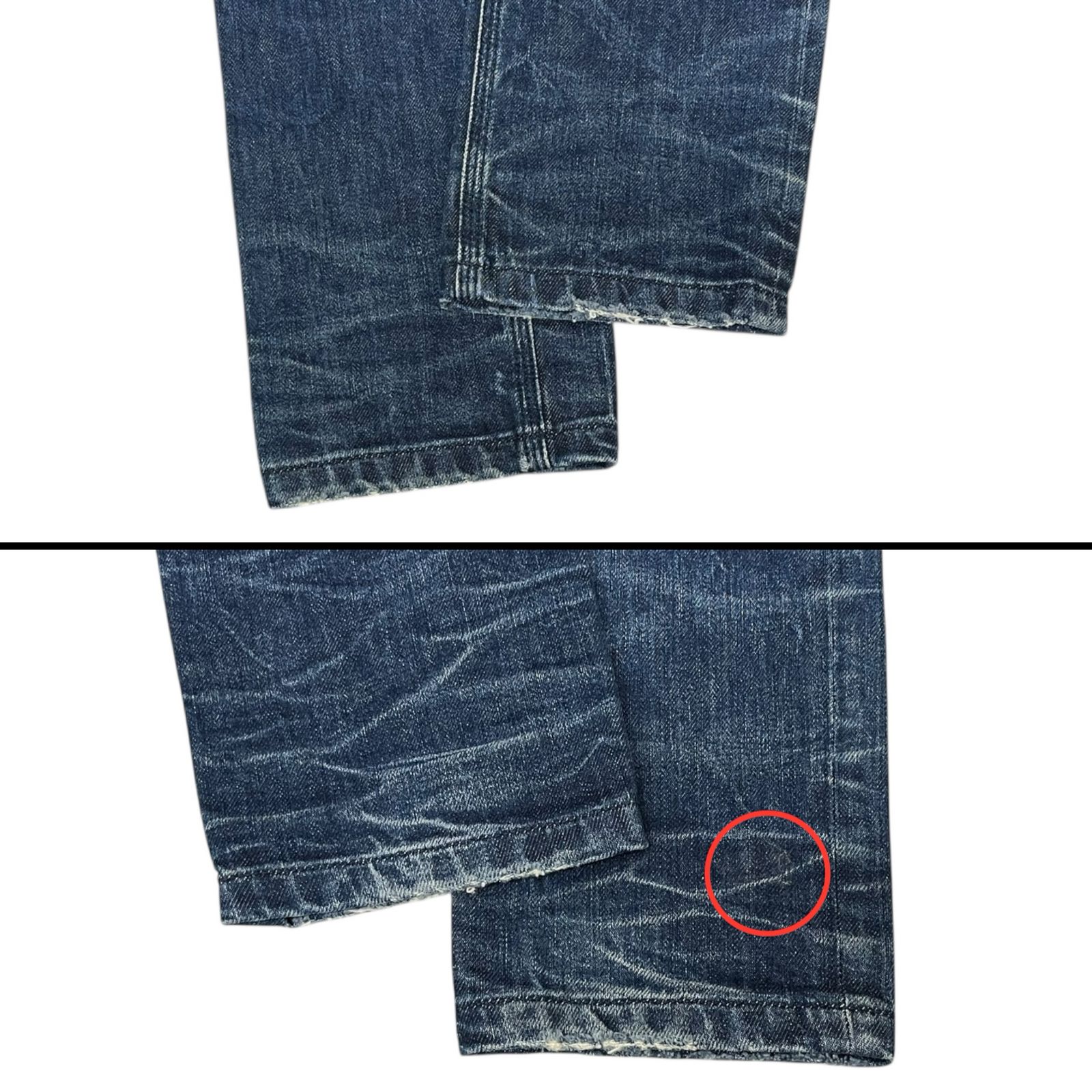 NEIL BARRETT (ニールバレット) USED 加工 デニム パンツ BDE103 T6807 