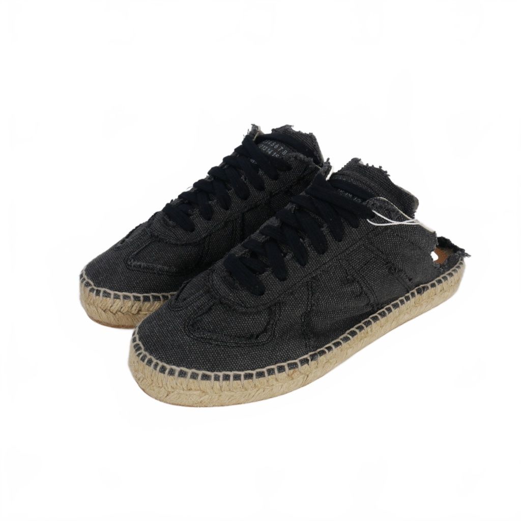Maison Margiela メゾンマルジェラ スニーカー 黒 2007424G0115 メゾンマルジェラ Maison Margiela 22AW エスパドリーユ