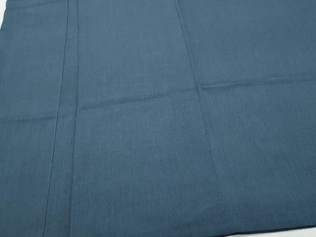 平和屋着物○男性 色無地 アンサンブル 鉄御納戸色 キングサイズ 正絹