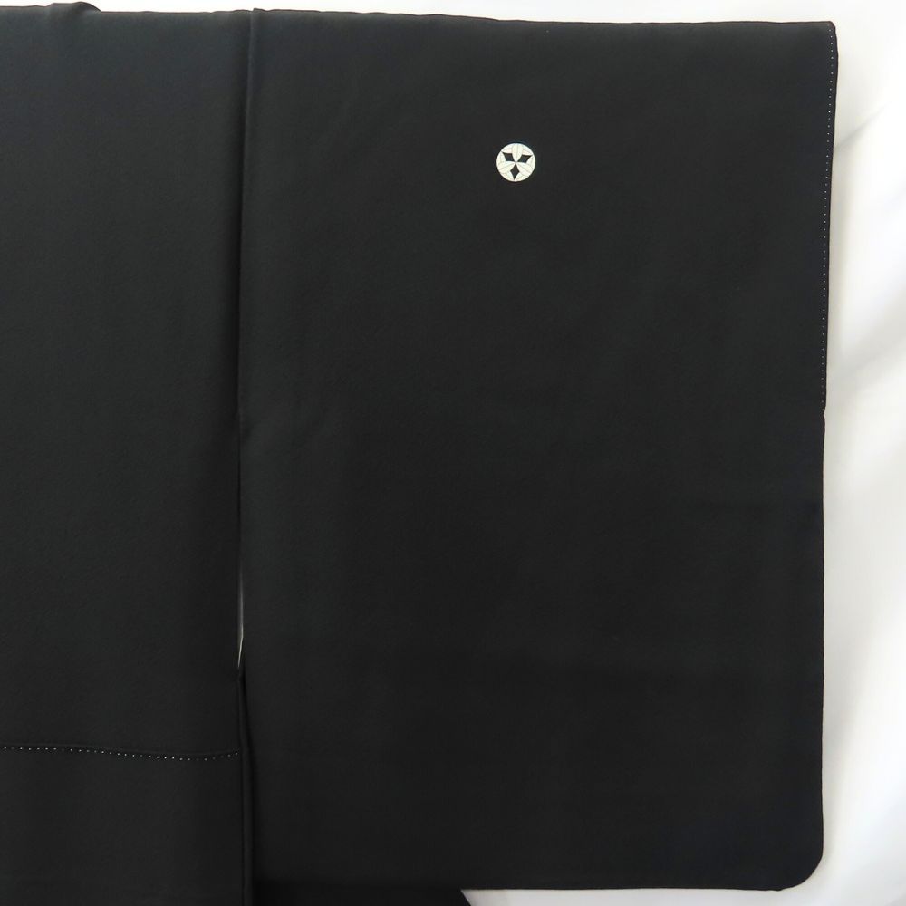 留袖 正絹 金銀糸除く ブラック ブルー 風景柄 フォーマル 落款あり 和装 呉服 和服 きもの レディース 女性