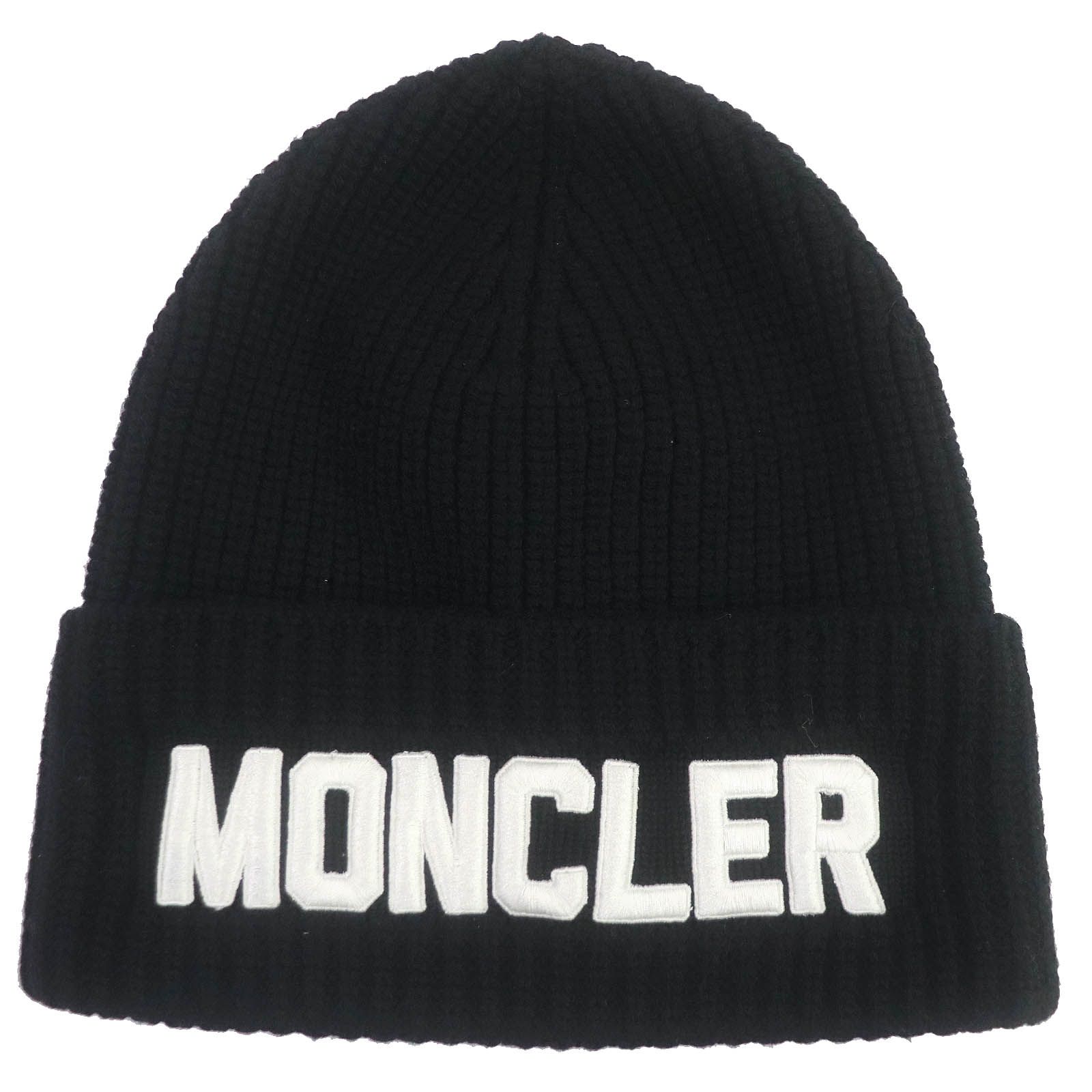 モンクレール MONCLER ニット帽 BEANIE ウール 新品 未使用 購買 - 帽子