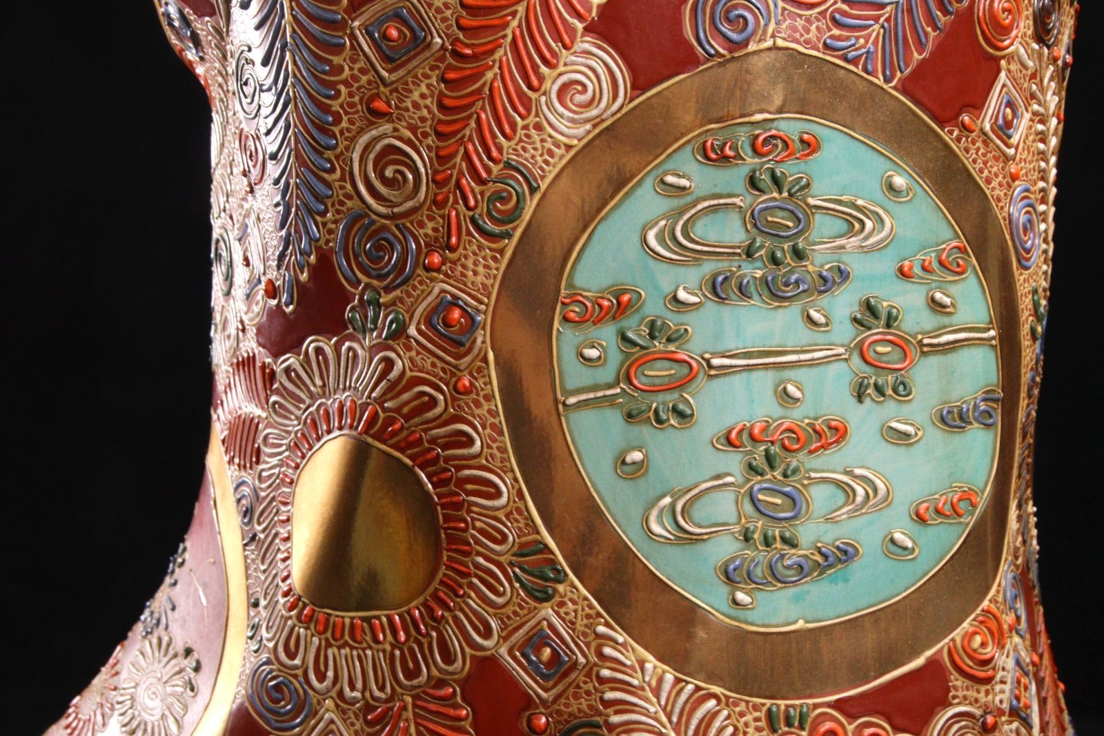 九谷焼　達磨大師像　置物　古美術品　特大 九谷焼 達磨大師 特大77.5cm 唐物 骨董 古美術 楾 D263-PV - メルカリ