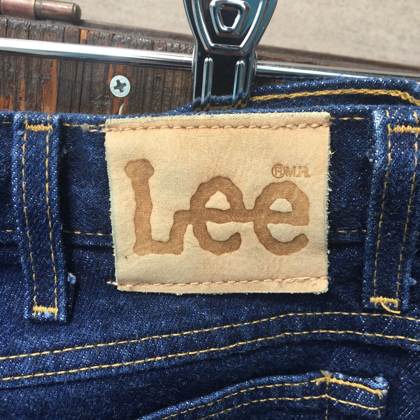 90s メキシコ製【Lee】リー オリジナル インディゴ デニム ジーンズ #200-8989 Jeans w34×L32