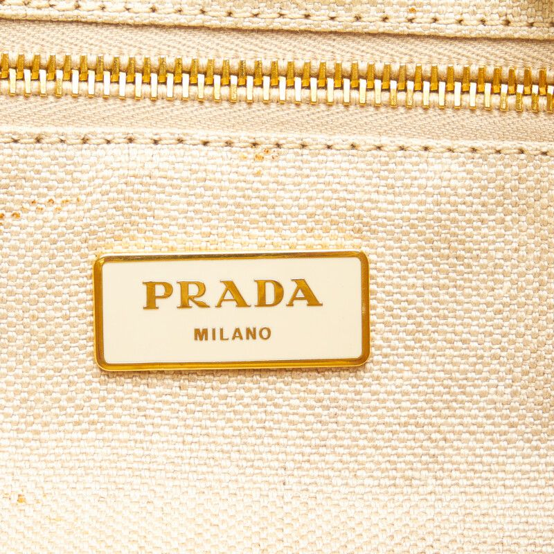 プラダ カナパ L パープル キャンバス レディース PRADA【1-0099747