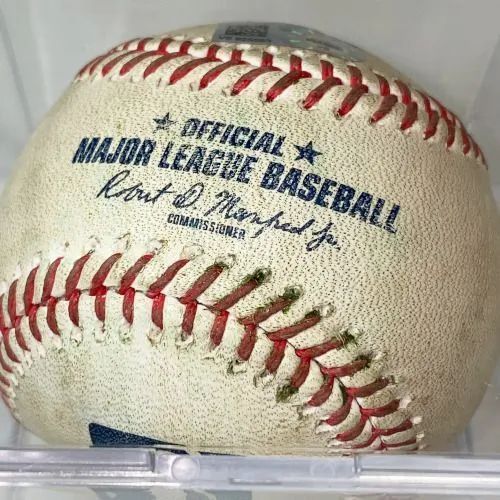 【試合実使用球】MLB ジェイコブ・デグロム 2022年9月13日 Jacob deGrom to Yan Gomes