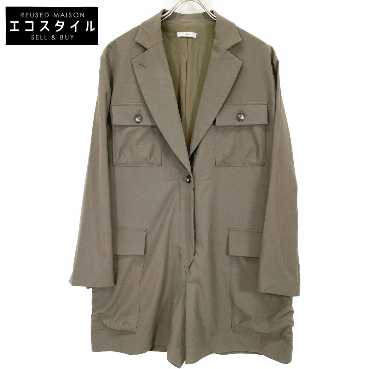 CLANE クラネ 18112-5032 ｶｰｷ MILITARY SHORT ALL IN ONE 2