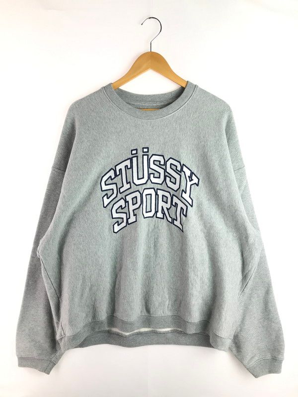 STUSSY ステューシー RELAXED OVERSIZED CREW 118487 リラックス オーバーサイズ クルーネックスウェット ロゴ トレーナー 142-250528-hi-09-tag