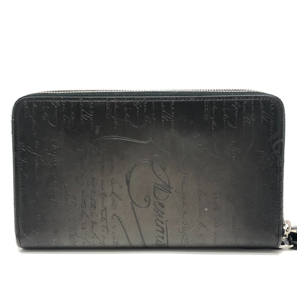ベルルッティ レザー Berluti カリグラフィー 長財布 ブラック Berluti ベルルッティ 長財布 カリグラフィ レザー ブラック