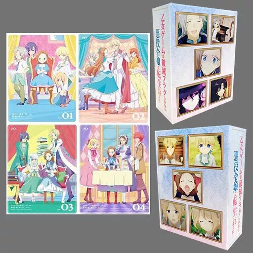 アニメBlu-ray Disc 乙女ゲームの破滅フラグしかない悪役令嬢に転生してしまった… 全4巻セット Amazon.co.jp全巻収納BOX付き