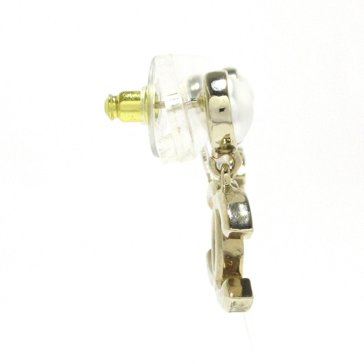 CHANEL シャネル ピアス ココマーク ゴールド×黒×アイボリー