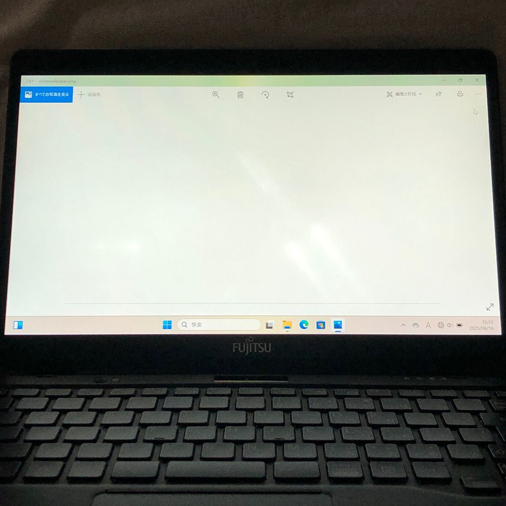 ◆ジャンク品◆ノートPC パソコン FUJITSU 富士通 LIFEBOOK UH95/D3（FMVU9D3BD2）【i7-8565U・8GB・SSD256GB】★ホワイトスポット 他/LT-JUNK-251025（038281）